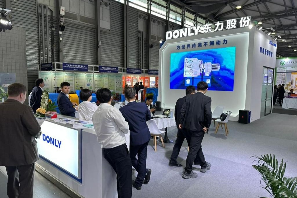 Мотор-редукторы DONLY на международной выставке в Китае!